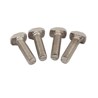 China Exquisite Technical Stainless Steel Aluminum Assembly 20 - M5x16 Galvanized Nickel Plated Hammer Head Bolts for sale