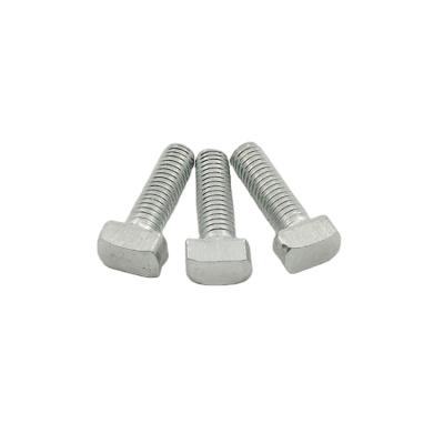 China Stainless Steel Manufacturer Factory Equipment Fixing China 30 - M6x20 Zinc Plating White Hammer Head Bolts for sale