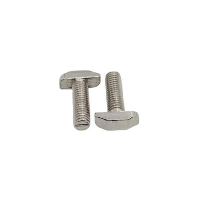 China Stainless Steel Factory Equipment Assembly 304Stainless Exquisite Engineering Steel Passivation T-bolt M8*25 With Step for sale