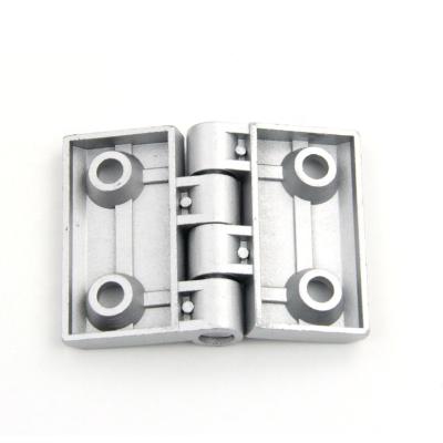 China Installation Automatic Universal Folding For Heavy Door Zdc Hinge 360 ​​Degree Rotation Wind Power Zinc Alloy Die Casting Door Hinge for sale