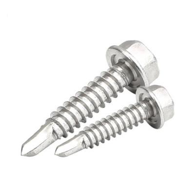 China General Industry 410 Stainless Steel M4.2 M4.8 Round Cross Recessed Washer Wafer Head Self Drilling Screw for sale