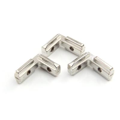 China Industry General Hot Selling Zinc Alloy Aluminum Profile Connector 6 Slot Inside Corner Joint With 4 Screws 0EL-m6 for sale