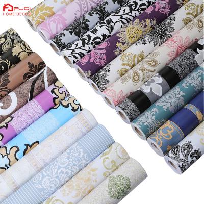 China Moistureproof Waterproof Self-adhesive Creative Nordic Style Film PVC Heavy Decorative Wallpaper for sale