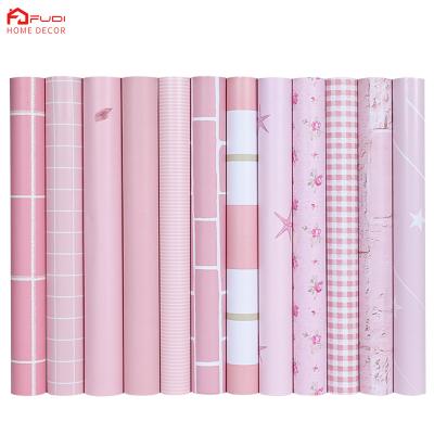 China Cartoon Minimalist Chinese Colorful Wallpaper Factory Skin Stick Self Adhesive Wall Sticker For Home Decoration for sale