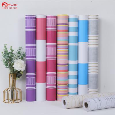 China WALL STICKER Peel and stick PVC kitchen bedroom decoration 3d waterproof painting wallpaper for sale