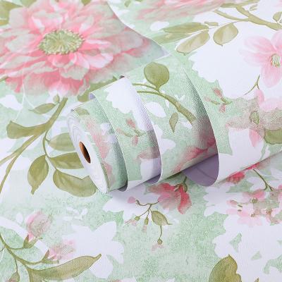 China Beautiful Large Waterproof Moistureproof FuDi Peony Wallpaper Flower Mat For Bedroom for sale