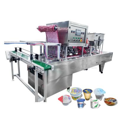 China 4 Cup Three Times Separately Automatic Sealing Machine Shanghai Machinery Honey Filled Automatic Filling for sale