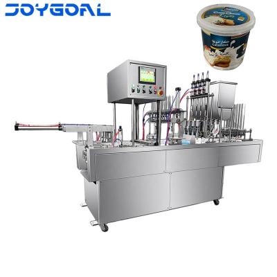 China Automatic Food Ice Cream Paper Waffle Cup And Cone Filling And Sealing Packaging Machine Shanghai Maker for sale