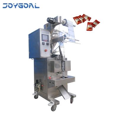 China Full Automatic Vertical Sauce Liquid Food Sachet Water Hot Paste Filling Packing Machine for sale