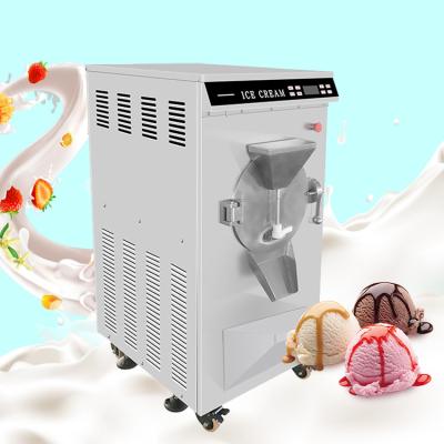 China Factory Wholesale Price Batch Ice Cream Freezer High Quality Snack Cream Gelato Machine For Food Cart for sale