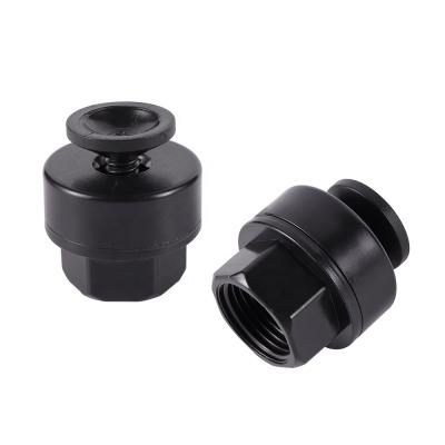 China New 1/2 Inch Lawn Garden Farm Irrigation 360 Degree Female Black Micro Sprinkler Head For Garden Water Irrigation Nozzle for sale