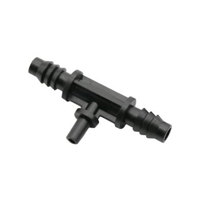 China Quick Connector 8/11mm Tee Connectors For 6mm Sprinkler Mist Nozzle Watering Accessories for sale