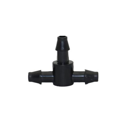 China Quick Connect 4 / 7mm Hose Barbed T Connectors Irrigation System Fittings for sale