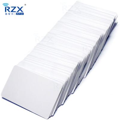 China Long Range Thermal CR80 ISO18000-6C RFID MONZA 4QT Printable Waterproof/Waterproof Blank Card Reading For Warehouse Pallet Management for sale