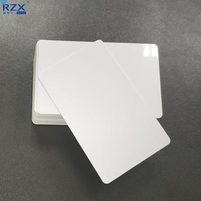 China White Blank NFC Application ISO14443A 13.56mhz NTAG 215 RFID NFC Card For Thermal Printing for sale