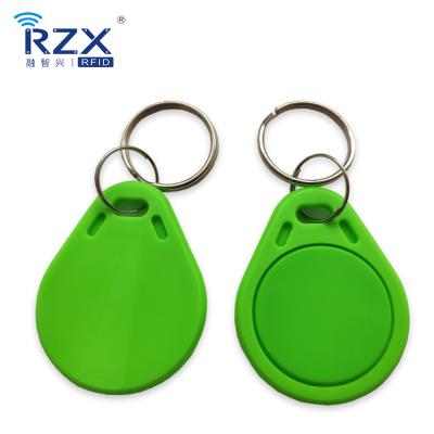 China Custom ABS 13.56mhz RFID Keyfob F08 RFID Tag Waterproof/Waterproof Access Control for sale