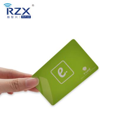 China NFC Card With LOGO UV CMYK Printed NFC Card 13.56Mhz NFC RFID Chip PVC Smart Card NTAG 213 Contactless Card for sale