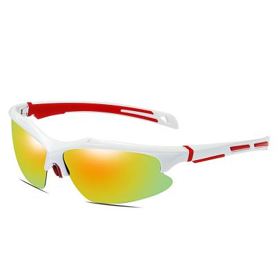 China Sports sunglasses wholesale UV400 eye protection glass motorcycle bicycle sports cycling windproof sunglasses for sale