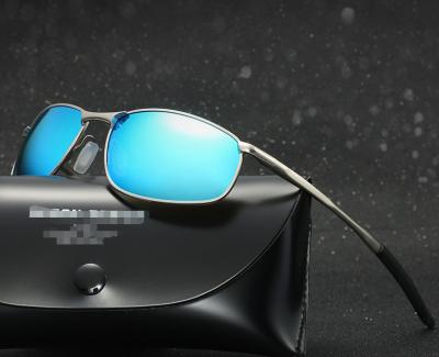 China Fashion Polarized Aluminum Magnesium Frame Pilot TAC Lens Shades UV400 Anti-glare Sunglasses For Men Motor Lenses for sale