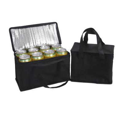 China Custom Logo Thermal Insulated Bag Wholesale Waterproof Small 6 Can Non Woven Lunch Wine Cooler Insulated Bag for sale