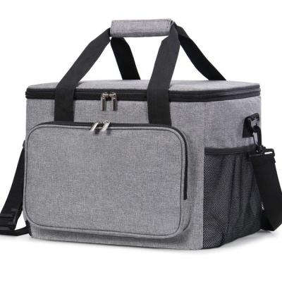 China Waterproof 600D Polyester Beer Can Insulated Cooler Bag Food Delivery Cooler Lunch Bag For Women Men for sale