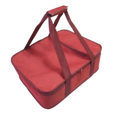 China Waterproof Grocery Bags Restaurant Insulated Food Delivery Cooler Bag Thermal Heater Boxes With Logo for sale