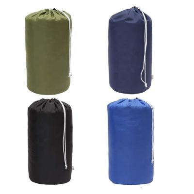 China Travel Bag Round Bottom Polyester Nylon Material Drawstring Bag Makeup Cosmetic Pouch With Drawstring for sale