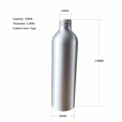 China 30ML 50ML 65ML 80ML 100ML Multifunctional Metal Perfume Bottle Spray Pump Customized Color Aluminum Cosmetic Bottle for sale