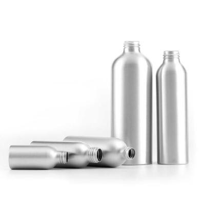 China Multifunctional for drinks beer water metal container packaging with empty aluminum spray lotiion pump bottle 50ML for sale