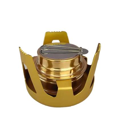 China Multifunctional Hot Dry Pot Portable Small Net Alcohol Stove 2 Burner Cooking Net Boat for sale