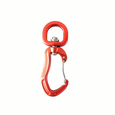 China Eco-friendly Colored Rotating Mini Dog Hook Carabiner Leash Swivel Carabiner Custom Black Key for sale