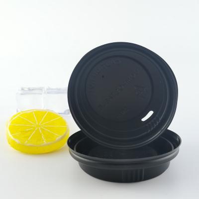 China Non Spill Factory Price Wholesale Biodegradable Plastic Safety Dome Lid Strawless Cup for sale