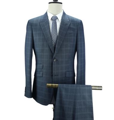 China Suits Men Check OEM Single Service Vintage Blazer Breasted Style Suit 3Pcs British Suits For Men for sale