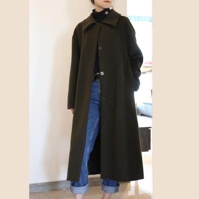 China OEM ODM Handmade Women's Coat Anti-Wrinkle New Arrival Woolen Winter 2021 Long Coated Women's Plus Size Coats for sale