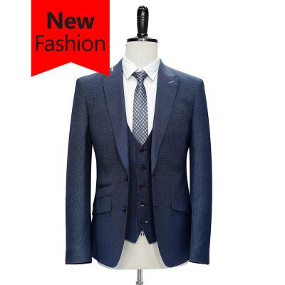 China Factory Direct 3 Piece Anti-Wrinkle Mens Blazer Slim Fit Mens Suit Pants Custom Made Suits Set For Mens Plus Size Coats Jackets for sale