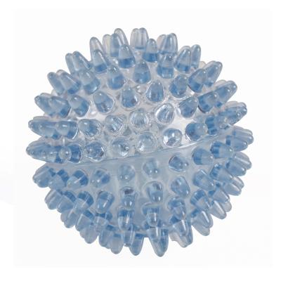 China Inflatable Toy PVC Hand Massage Ball Transparent Custom for sale