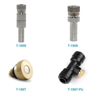 China Hotels 1909-8mm Gardens Mist Spray Nozzle Fittings Sprayer for sale