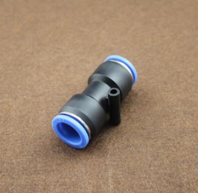 China High Quality Plastic RO Connector Factory PU Pipe Straight Pneumatic Air Push Fitting for sale