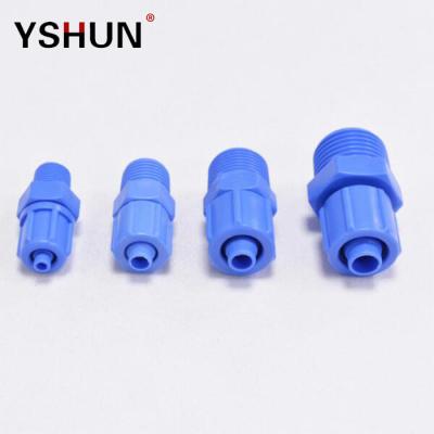 China Factory YSHUN Factory TOW Plastic Unions Straight Pneumatic Touch Union Fitting SKPC for sale