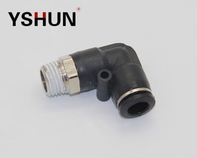 China YSHUN Factory PL10MM Elbow Air Duct Male Pneumatic Fitting for sale