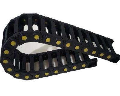 China Cable Manufacturer Wholesale Black Plastic Protected Cable Carrier Drag Chain for sale