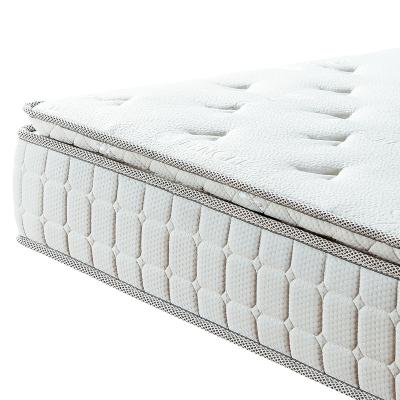 China Best Selling OEM Foldable Fabric Pocket Spring Memory Latex Foam Orthopedic Twin Hybrid Hotel Mattress King Queen Size Comfortable In Box for sale