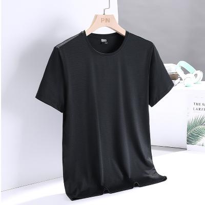 China QUICK DRY T-shirts Mens Army T-shirt Short Sleeve Solid Color Tight Quick Drying Short Sleeve for sale