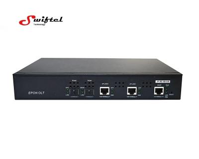 China FTTX FTTH the most cost effective left 2 EPON OLT compatible with Huawei ZTE EPON ONU for sale