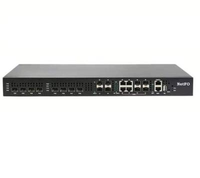 China Hot sale 8 pon ports FTTX Gepon Epon Olt distance 20km with 8 SFP and uplink 4 copper port for sale