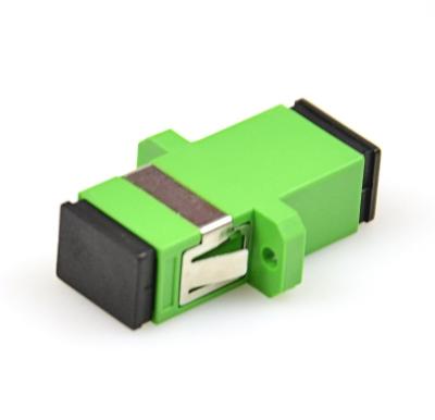 China SC/APC Simplex To SC/APC Fiber Optic Singlemode Simplex Adapter Fiber Coupler for sale