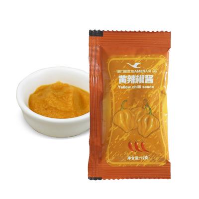 China Best quality new taste natural style hot yellow chili sauce XS002 for sale