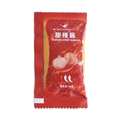 China New Style Chilli Sauce Best Quality Hot Sweet Natural Taste Small Packing 18G XS001 for sale