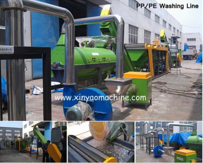 China HDPE bottle Plastic Washing Line Stainless steel for wet contacting parts for sale