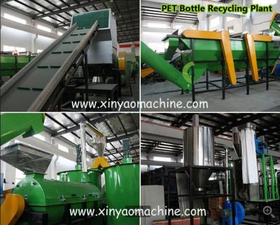 China 500kg/hr PET Bottle Crushing-Washing-Drying Line for sale